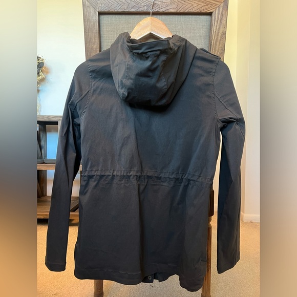 Eden Society: Dark Grey Hood Cargo Jacket. never worn, small, originally $88 - Picture 6 of 8